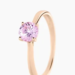 Bague Elyana Argent Rose Oxyde De Zirconium