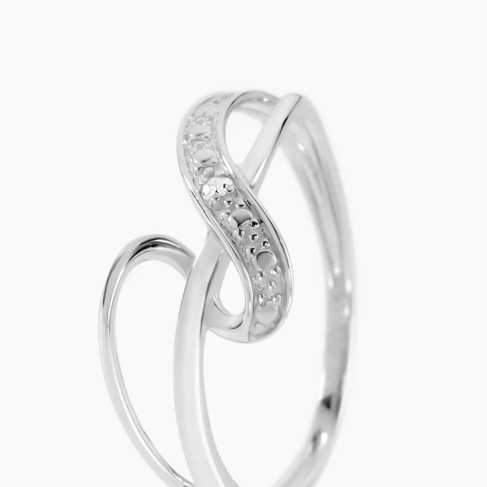 Marc Orian Bagues|Bagues Fiançailles > Bague Emma-lise Or Blanc Diamant