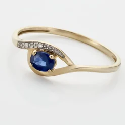 Marc Orian Anniversaire De Mariage|Bagues Saphir > Bague Emotion Or Jaune Saphir Diamant