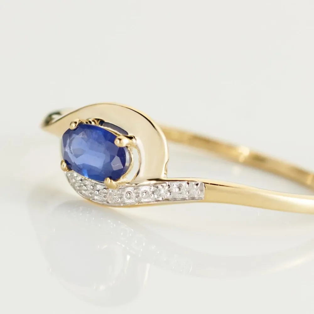 Marc Orian Anniversaire De Mariage|Bagues Saphir > Bague Emotion Or Jaune Saphir Diamant