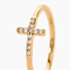 Marc Orian Bagues|Bijoux Femme > Bague Fatos Plaqué Or Jaune Oxyde De Zirconium