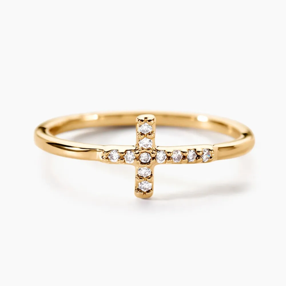 Marc Orian Bagues|Bijoux Femme > Bague Fatos Plaqué Or Jaune Oxyde De Zirconium
