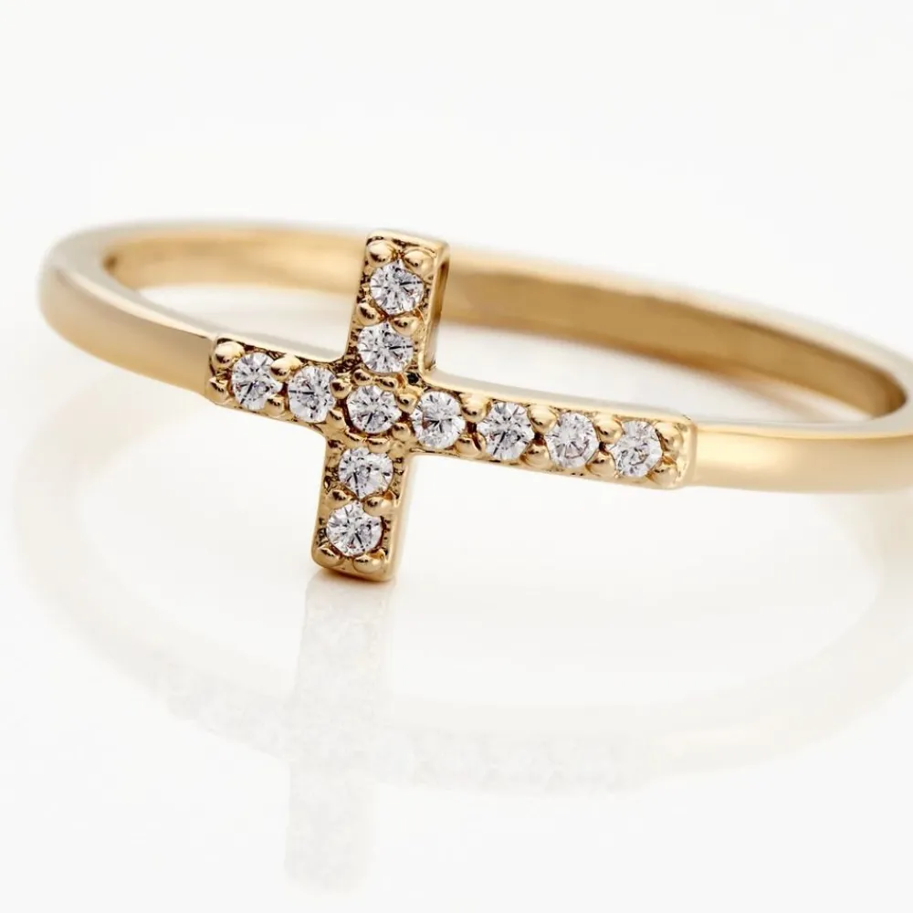 Marc Orian Bagues|Bijoux Femme > Bague Fatos Plaqué Or Jaune Oxyde De Zirconium