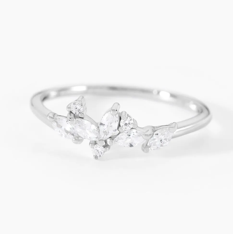 Bague Feeria Argent Blanc Oxyde De Zirconium