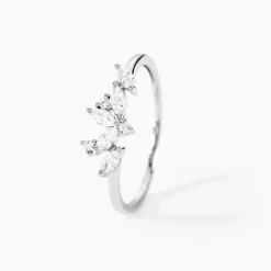 Bague Feeria Argent Blanc Oxyde De Zirconium
