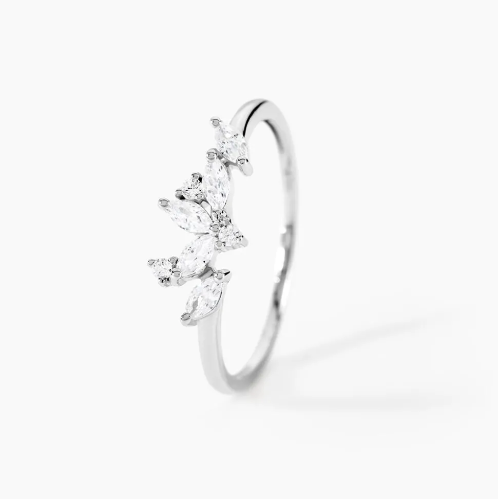 Bague Feeria Argent Blanc Oxyde De Zirconium