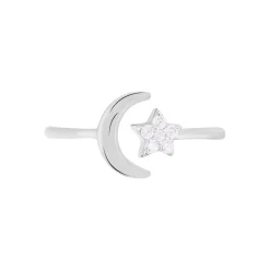 Bague Feeria Argent Blanc Oxyde De Zirconium