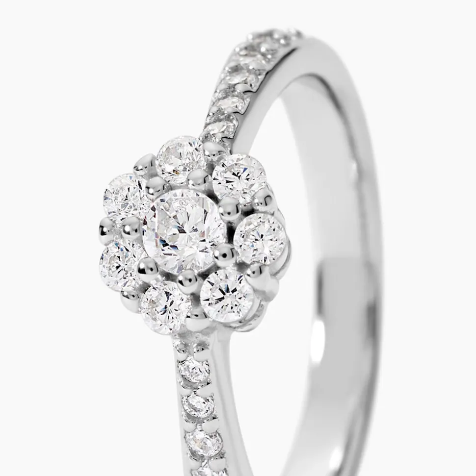Bague Firmin Argent Blanc Oxyde De Zirconium