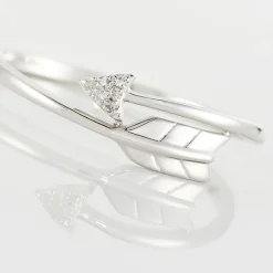 Marc Orian Bagues|Bagues Diamant > Bague Fleche Or Blanc Diamant