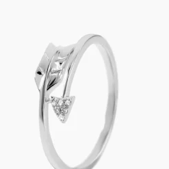 Marc Orian Bagues|Bagues Diamant > Bague Fleche Or Blanc Diamant