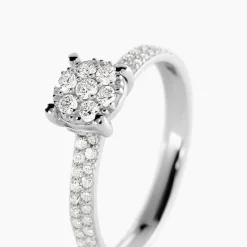 Marc Orian Parures De Mariage|Anniversaire De Mariage > Bague Frika Or Blanc Diamant