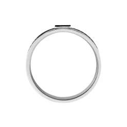 JOURDAN Bagues Homme|Bagues > Bague Gaetane Acier Blanc