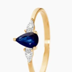 Marc Orian Anniversaire De Mariage|Bagues Saphir > Bague Glykeria Diamant or jaune saphir