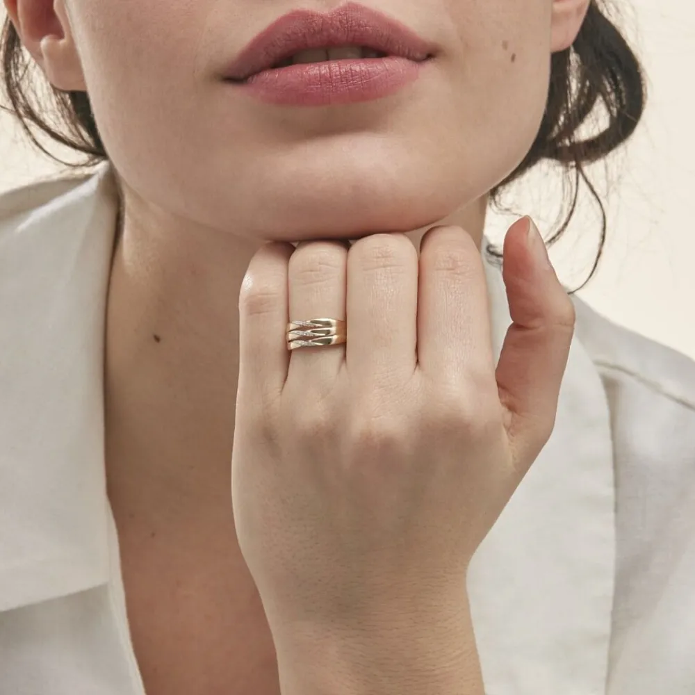 Marc Orian Bagues|Bijoux Femme > Bague Grasiella Or Jaune Diamant