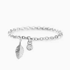 Marc Orian Bagues De Promesse|Bagues > Bague Gypsie Argent Blanc Oxyde De Zirconium