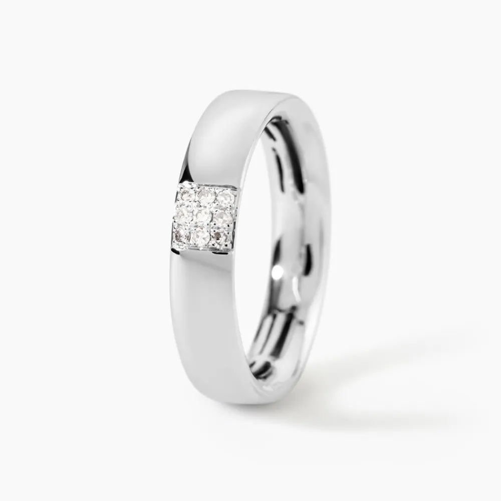 Marc Orian Bagues|Bagues Diamant > Bague Hajila Or Blanc Diamant