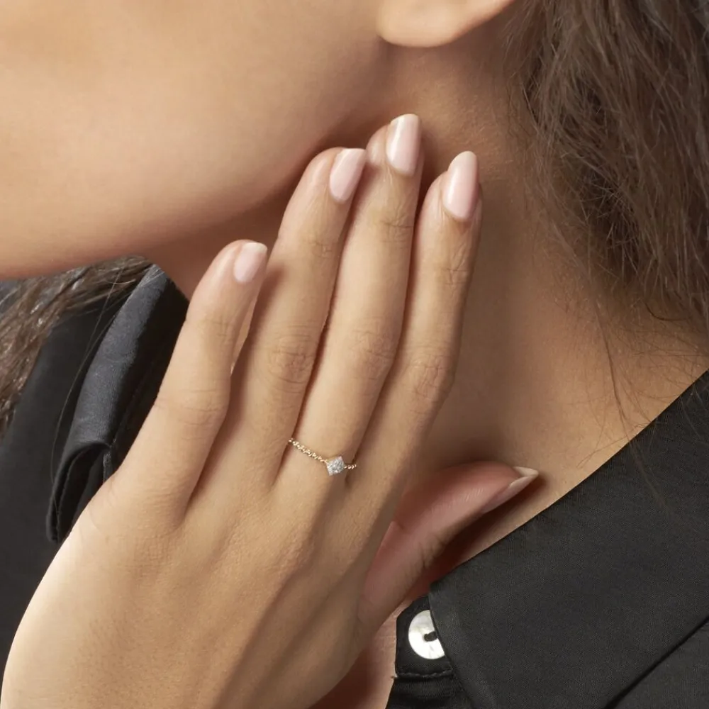 Marc Orian Parures De Mariage|Bagues > Bague Hanadi Or Jaune Diamant