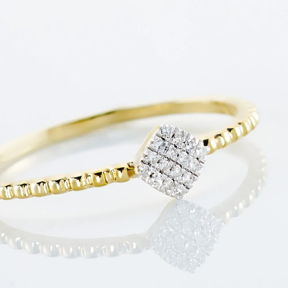 Marc Orian Parures De Mariage|Bagues > Bague Hanadi Or Jaune Diamant