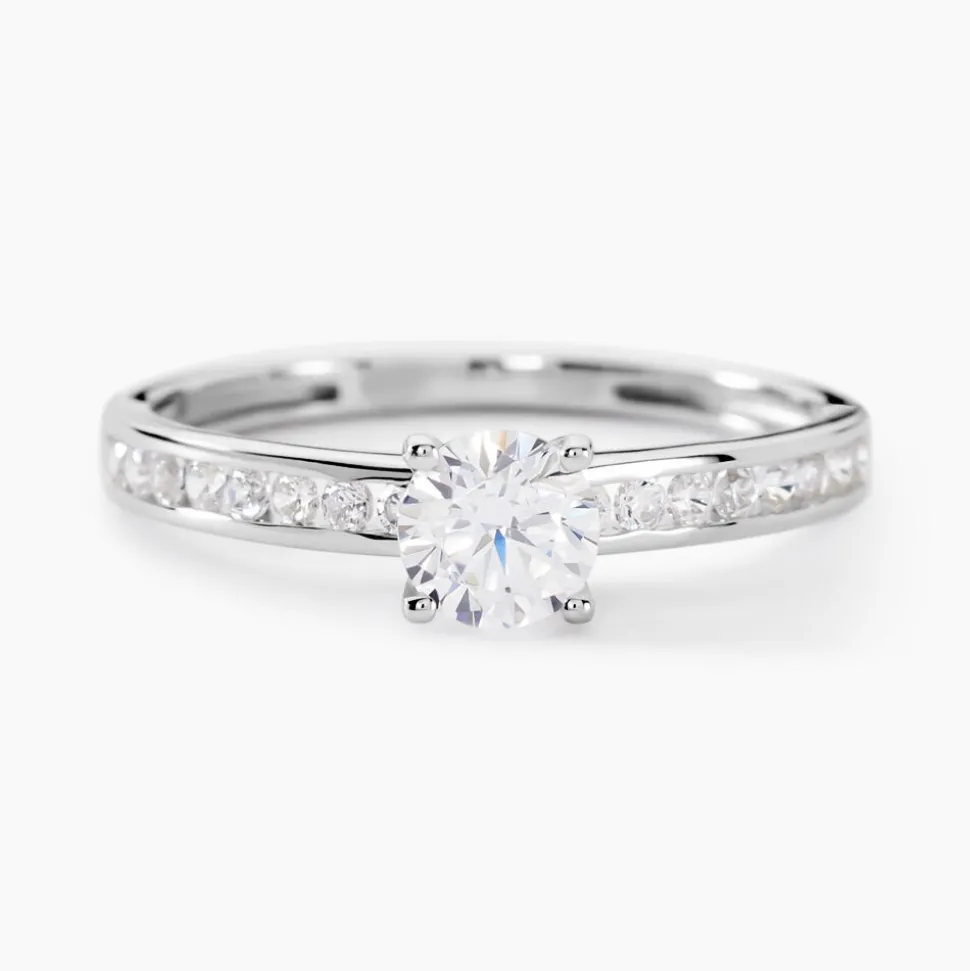 Bague Harem Or Blanc Oxyde
