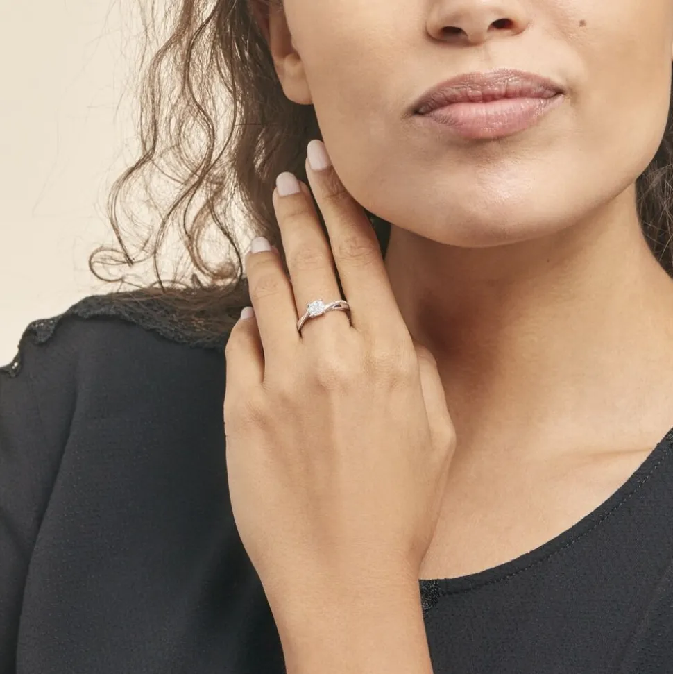 Bague Hebe Or Blanc Diamant