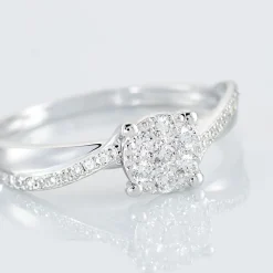 Bague Hebe Or Blanc Diamant