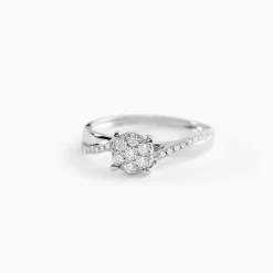 Bague Hebe Or Blanc Diamant