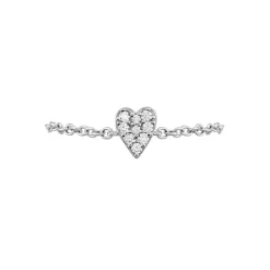 Marc Orian Bagues De Promesse|Bagues Fantaisie > Bague Hetty Argent Blanc Oxyde De Zirconium