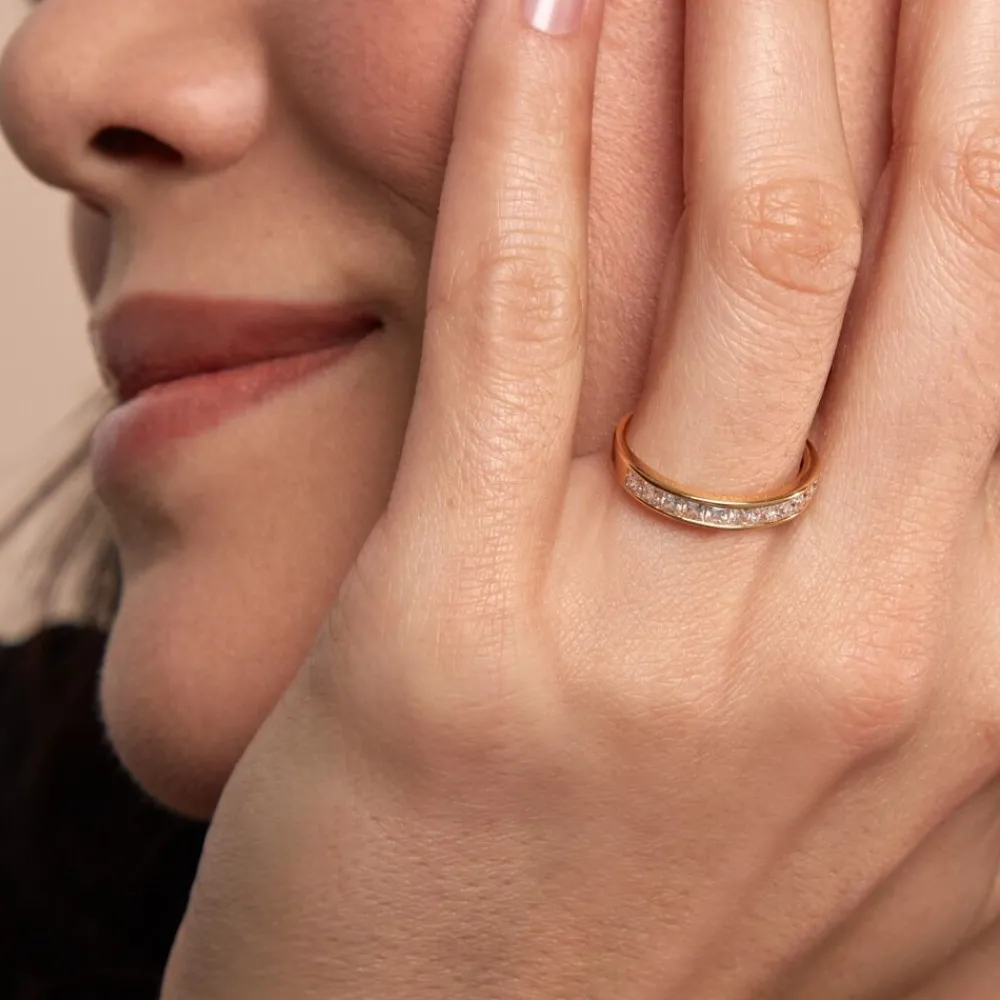 Marc Orian Bijoux Zirconium|Bagues > Bague Hyacintha Or Jaune Oxyde De Zirconium