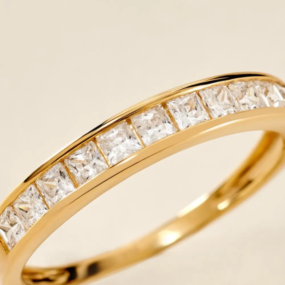 Marc Orian Bijoux Zirconium|Bagues > Bague Hyacintha Or Jaune Oxyde De Zirconium