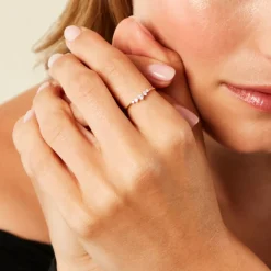 Marc Orian Bagues De Promesse|Bijoux Zirconium > Bague Illumia Or Jaune Oxyde De Zirconium