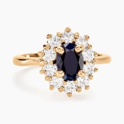 Bague Insaf Plaqué Or Jaune Oxyde De Zirconium