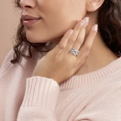 Marc Orian Bagues Fantaisie|Bijoux Zirconium > Bague Ireneo Argent Blanc Oxyde De Zirconium