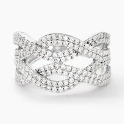 Marc Orian Bagues Fantaisie|Bijoux Zirconium > Bague Ireneo Argent Blanc Oxyde De Zirconium