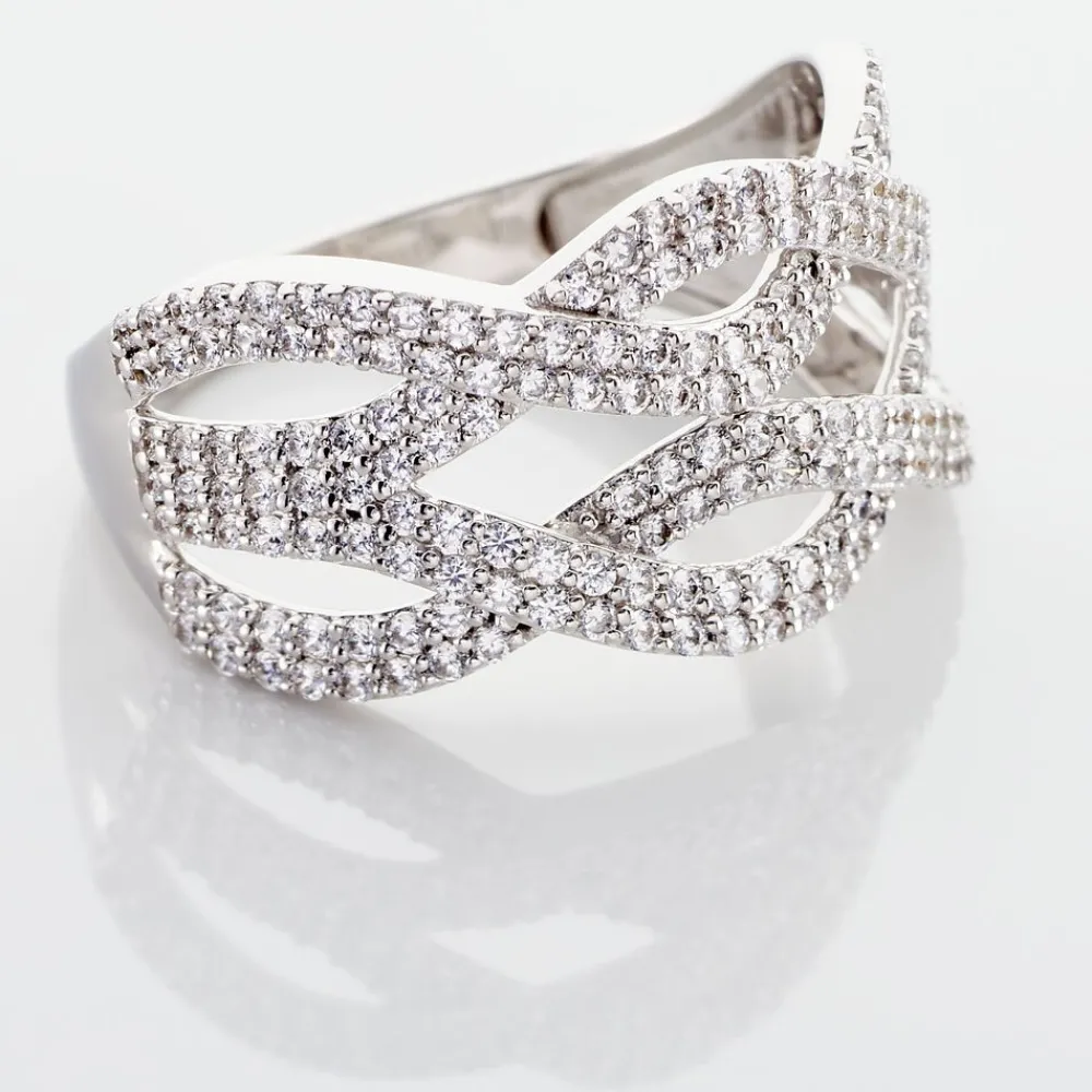 Marc Orian Bagues Fantaisie|Bijoux Zirconium > Bague Ireneo Argent Blanc Oxyde De Zirconium