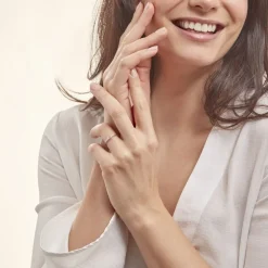 Bague Iryna Argent Blanc Oxyde De Zirconium