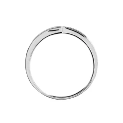 Bague Iryna Argent Blanc Oxyde De Zirconium
