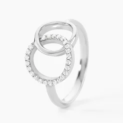 Bague Isabel Argent Blanc Oxyde De Zirconium