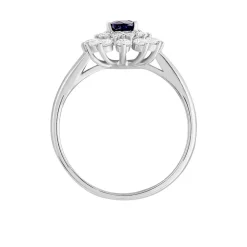 Marc Orian Anniversaire De Mariage|Bagues Saphir > Bague Ivan Or Blanc Saphir Et Diamant