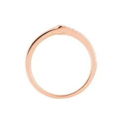 Bague Jessie Argent Rose Oxyde De Zirconium