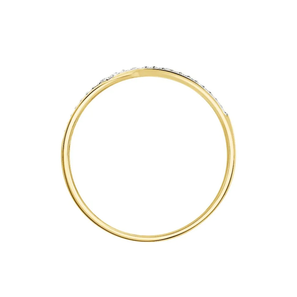 Bague Joassine Or Jaune Diamant