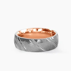 JOURDAN Bagues Homme|Bagues > Bague Acier Bicolore