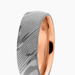 JOURDAN Bagues Homme|Bagues > Bague Acier Bicolore