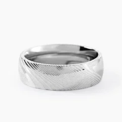 JOURDAN Bagues Homme|Bagues > Bague Acier Blanc
