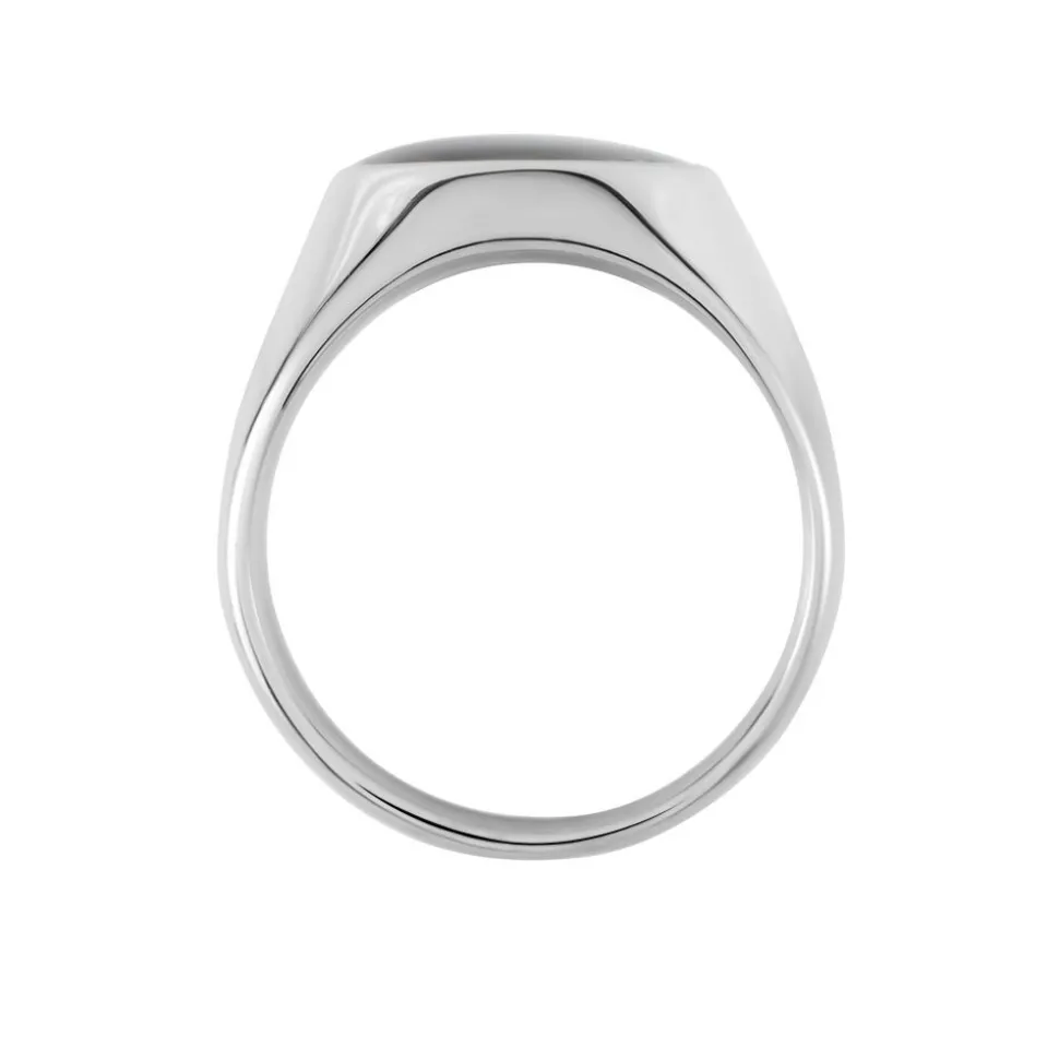 Bague Jourdan Homme Arecibo Acier Blanc Carbone