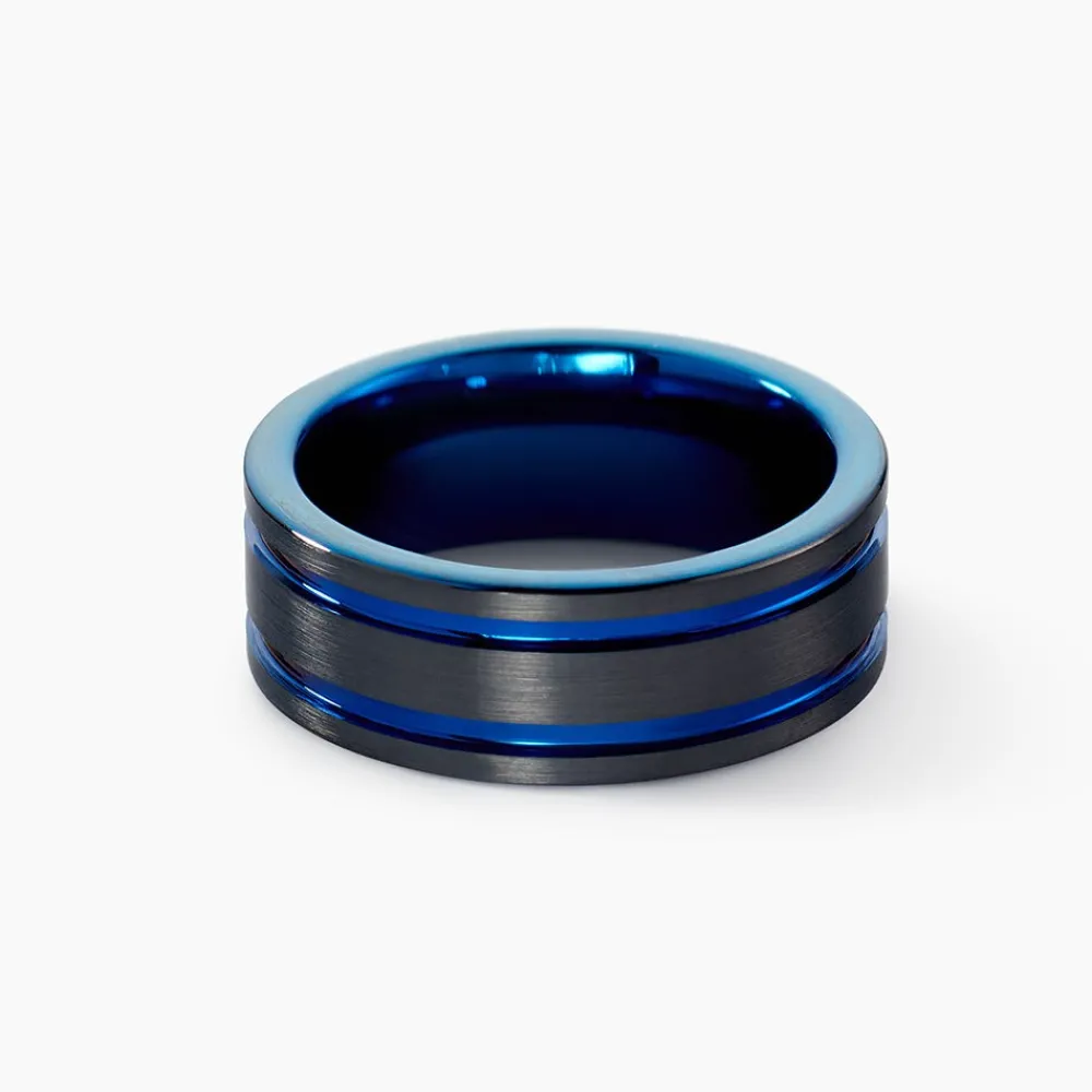 JOURDAN Bagues|Idées Cadeaux Homme > Bague Homme Bada Tungstene Noir