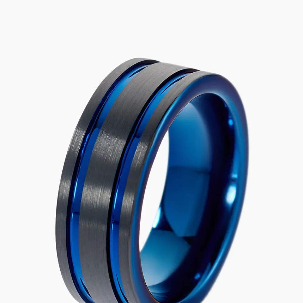 JOURDAN Bagues|Idées Cadeaux Homme > Bague Homme Bada Tungstene Noir