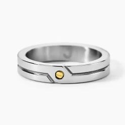 JOURDAN Bagues Homme|Bagues > Bague Ilker Acier Argenté
