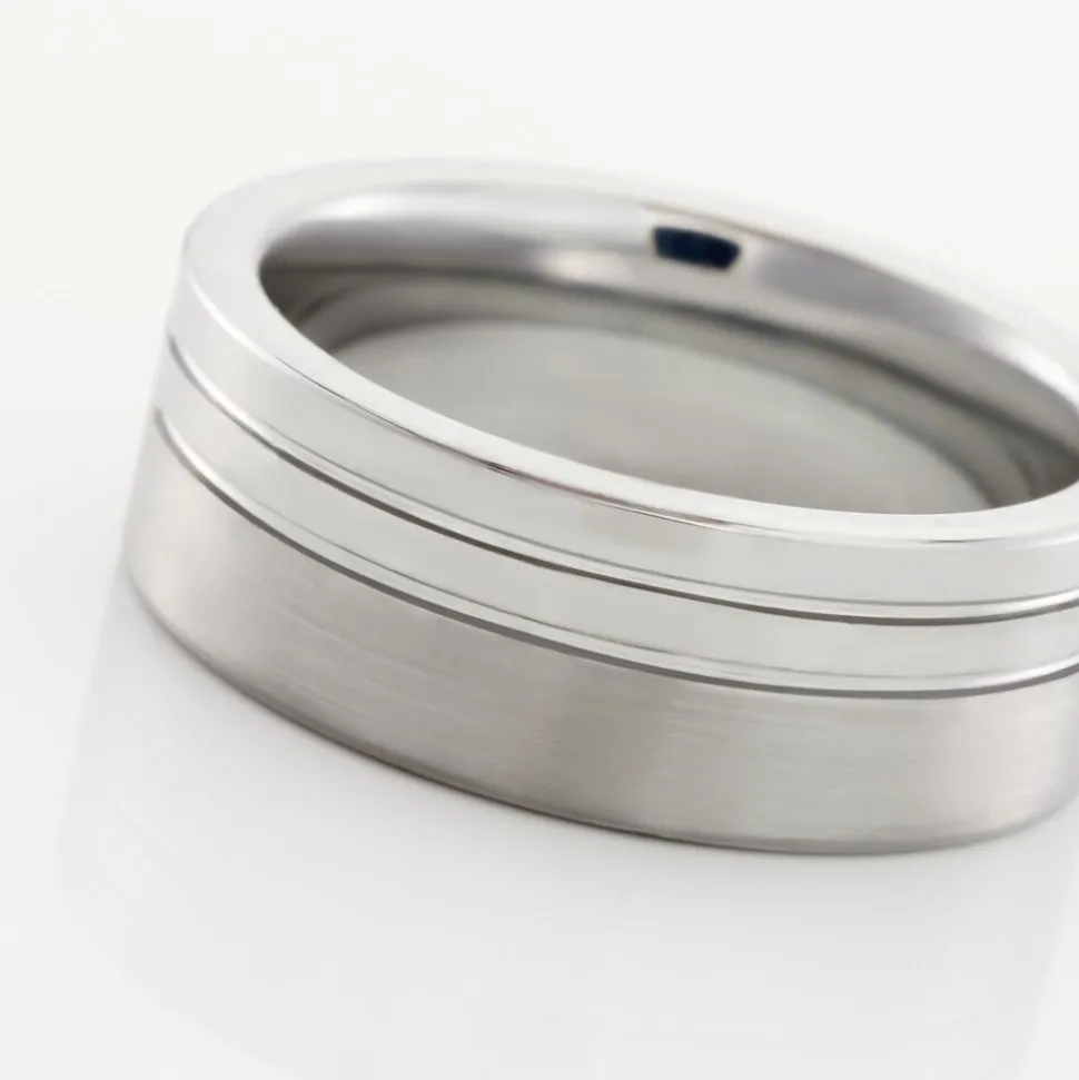 Bague Jourdan Jume Tugstene Blanc