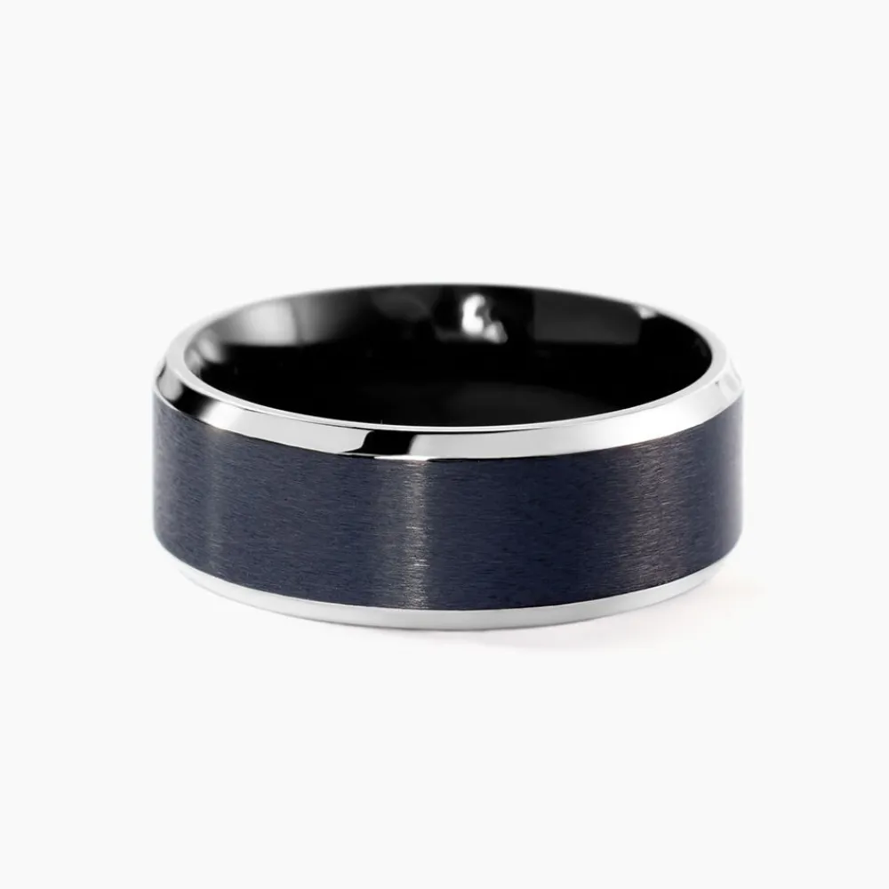 JOURDAN Bagues|Idées Cadeaux Homme > Bague Titane Bicolore