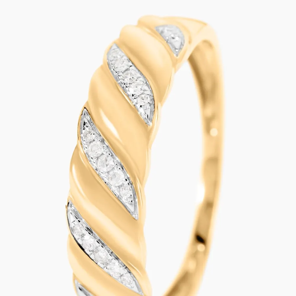 Marc Orian Bagues|Bagues Or Jaune > Bague Katalinto Or Jaune Diamant